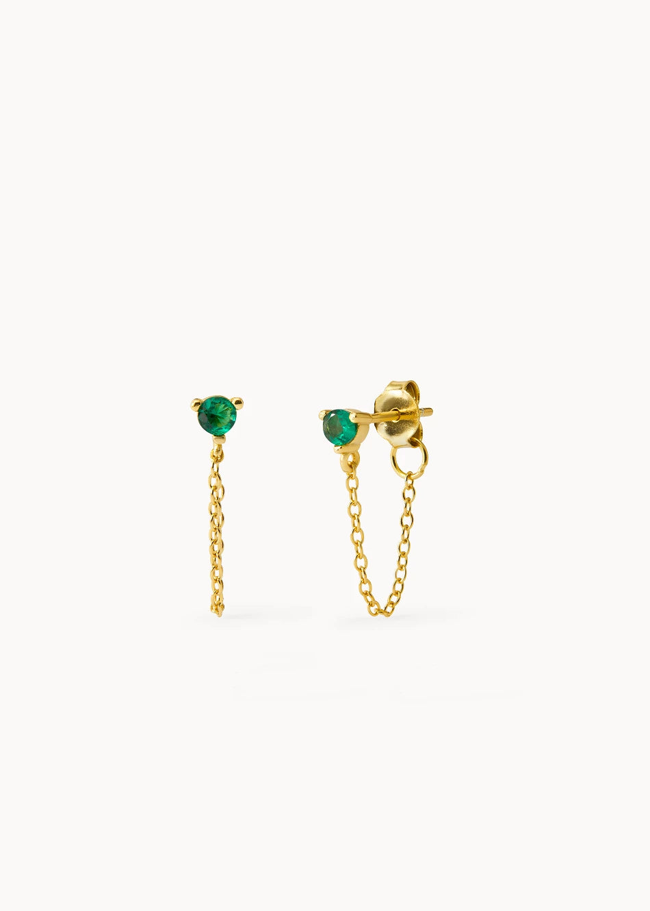 Pendientes Green Chaine - Imagen 1