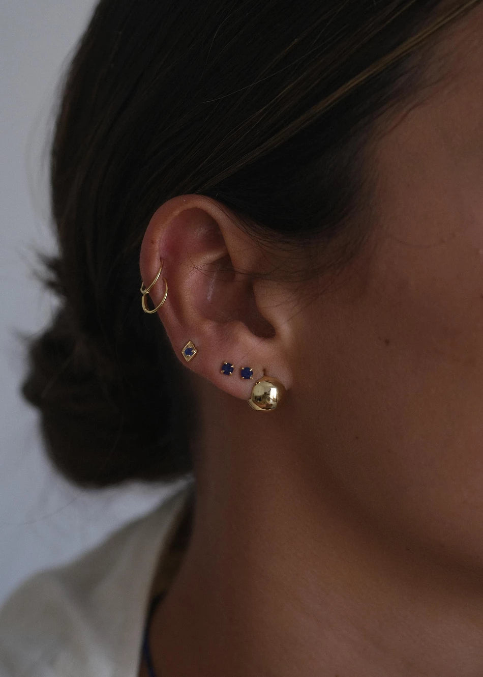 Pendiente Jade Azul Detail - Imagen 4