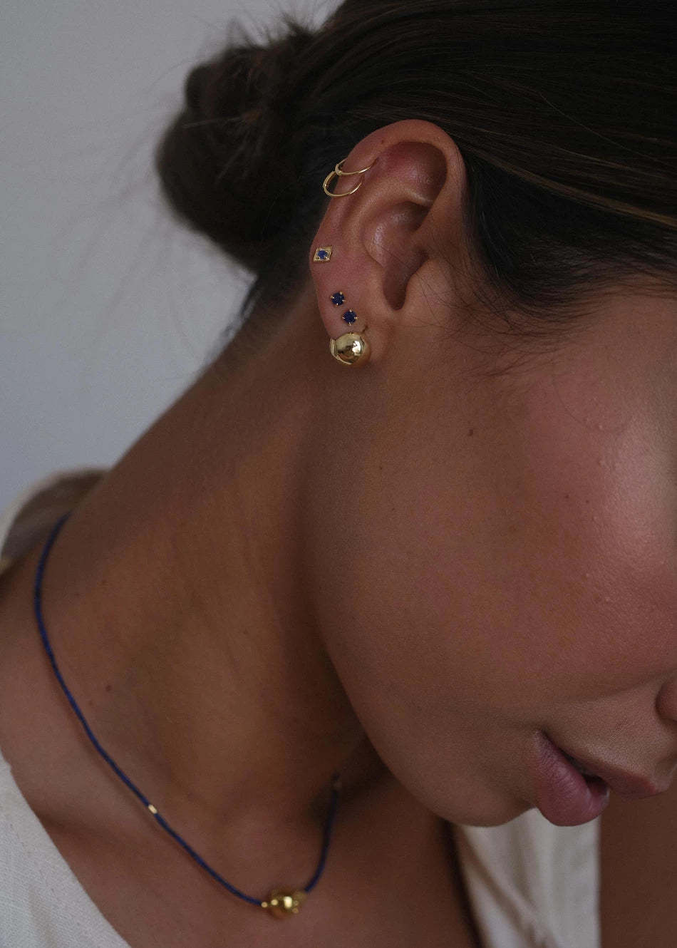 Pendiente Jade Azul Vision - Imagen 2