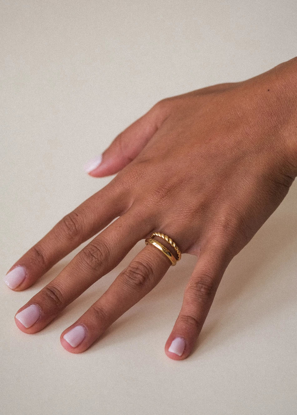 Anillo Doble Tressé - Imagen 2