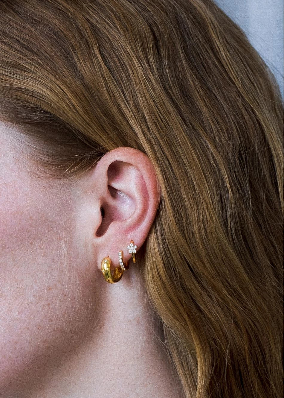 Pendientes Shiny Stars Hoop